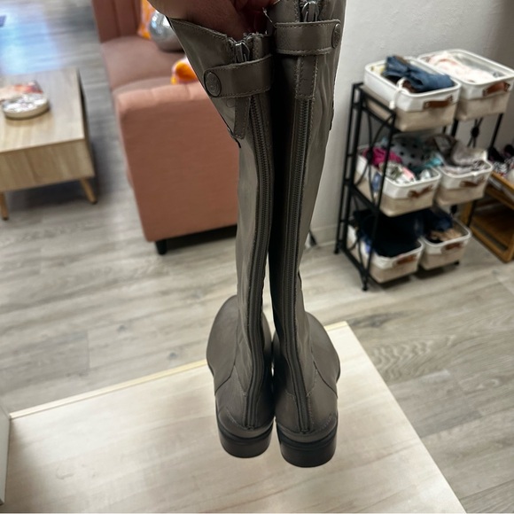 Sam Edelman gray leather penny boots - Picture 10 of 12